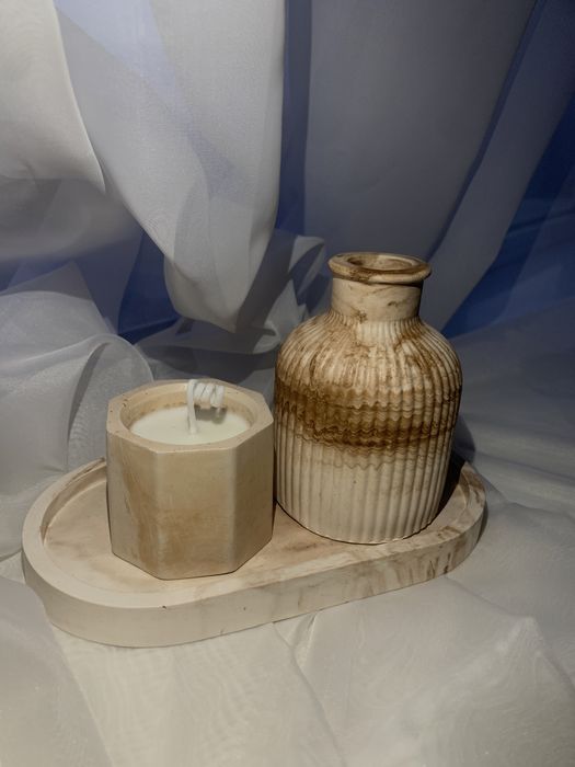 Гипсовые изделия и свечи ручной работы (бокс)