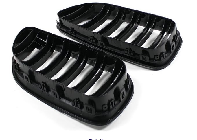 GRILE centrale BMW Seria 6 F06 F12 F13 SPORT Negru Lucios