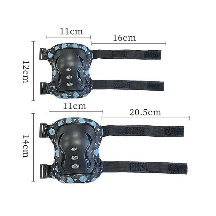 Детски наколенки РА1011 - 6бр / к-т - Два цвята