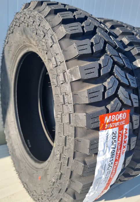 205/70 R15 C, 104Q, MAXXIS Trepador, Anvelope Mud Terrain M+S