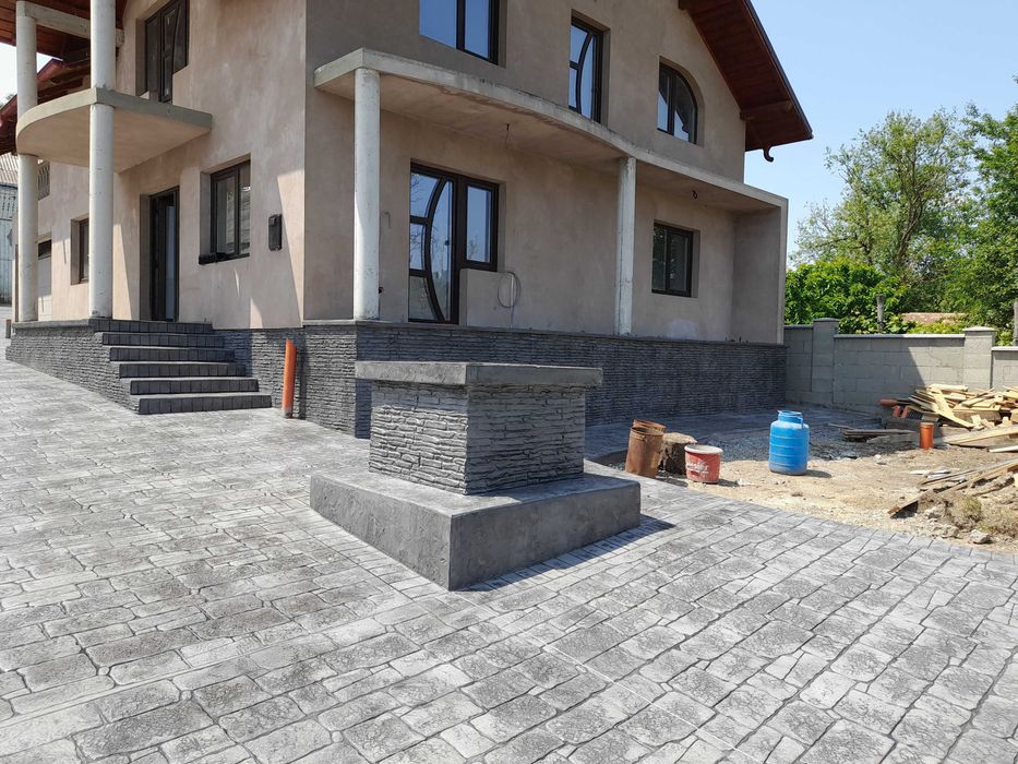 Beton amprentat .Beton elicopterizat .rampe carabile