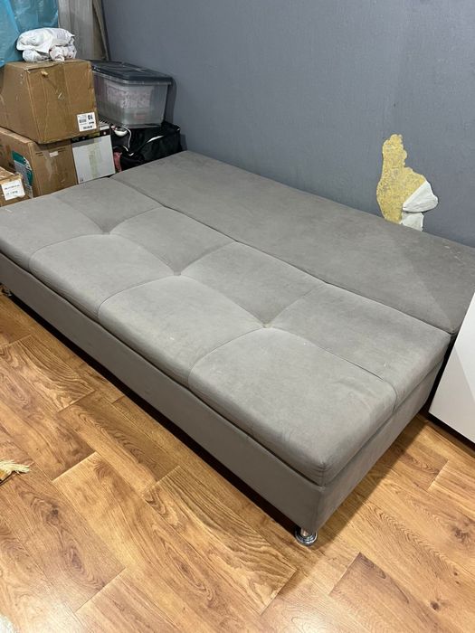 Диван тахта б/у серый