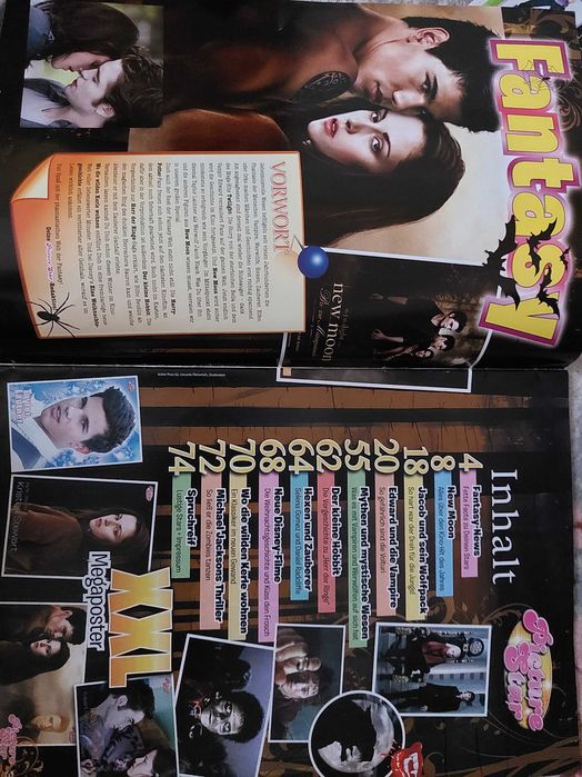 Revista Fantasy editie speciala New Moon Eclipsa Robert Pattinson.