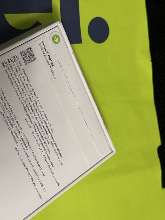 ***ЗАПЕЧАТАН 256GB iPhone 17 Pro Max  Гаранция Yettel 2029г. Blue