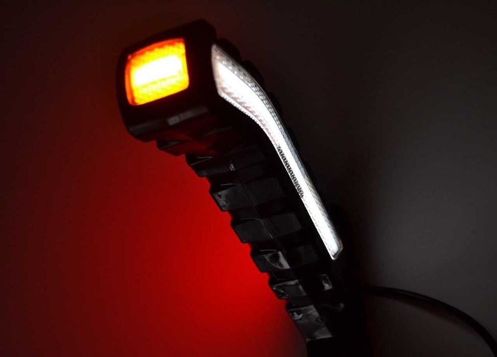 1 бр. ЛЕД LED неон габарити рогчета   червено/ бяло/ жълто , 24V