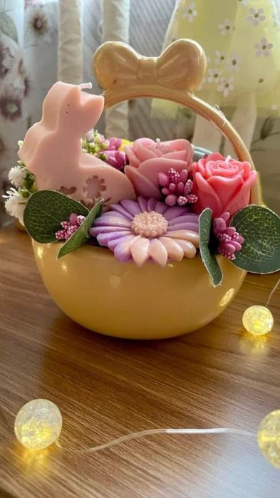 Aranjamente din lumânări parfumate