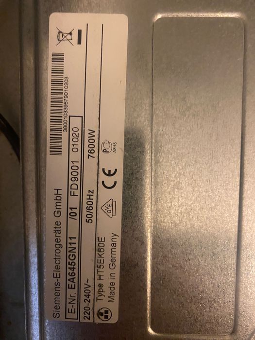 Cuptor cu plita siemens