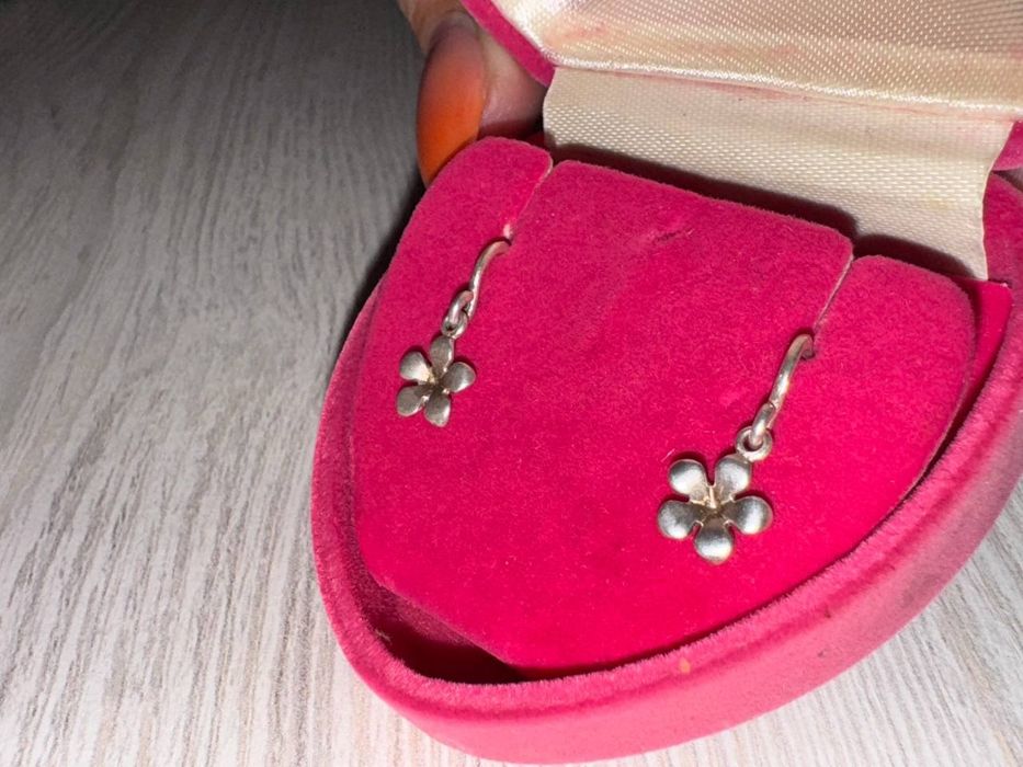 Серёжки серебряные детские