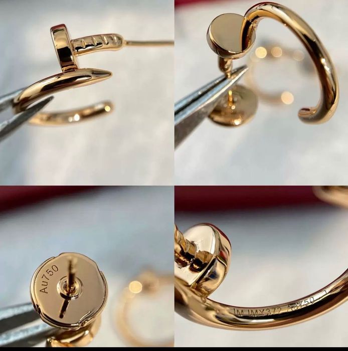 Серьги Cartier гвоздь