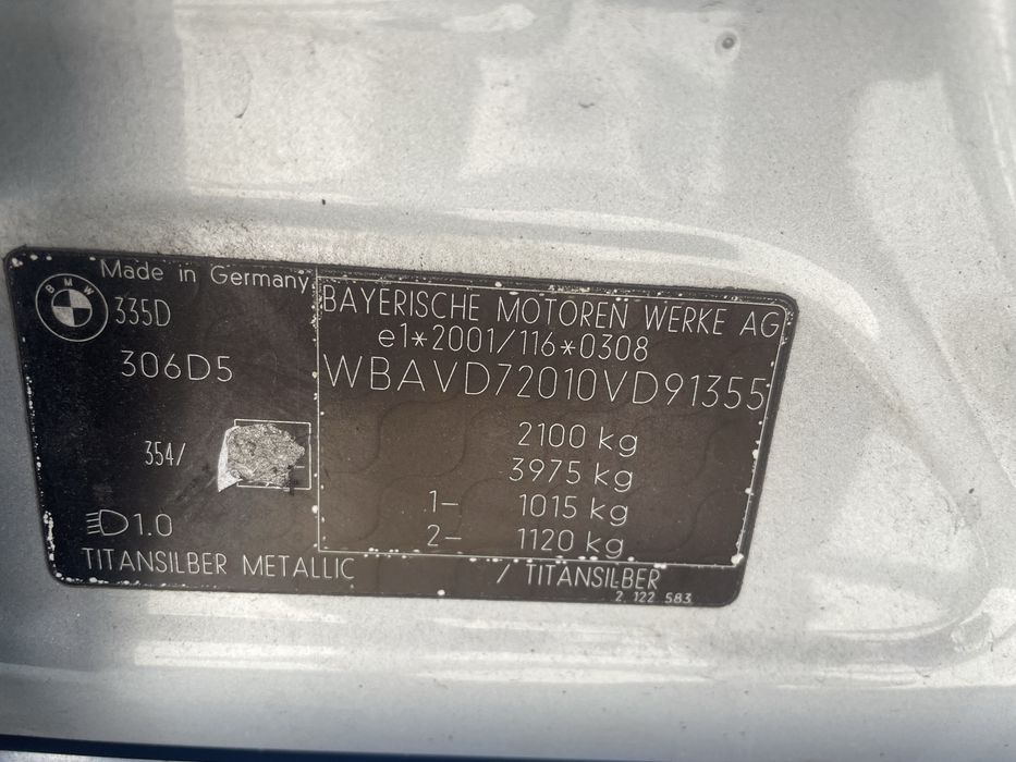 БМВ Е90, 335д, 286кс НА ЧАСТИ (BMW E90, 335d, 286hp chasti)