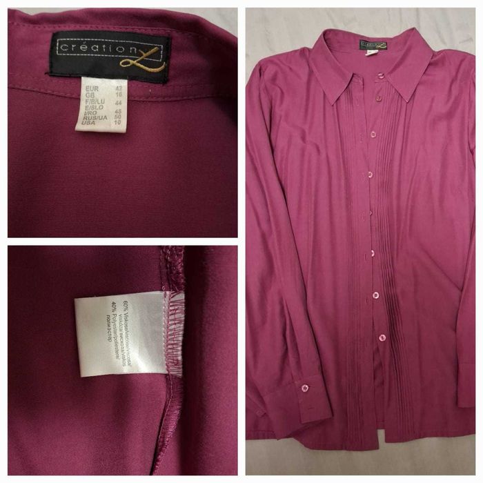 Блузы б/у по 3000 тенге, размер 44-48