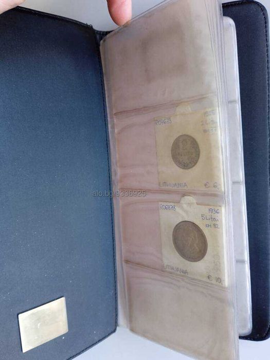 Албум за медали, монети, визитки 25,5 * 12,3 см