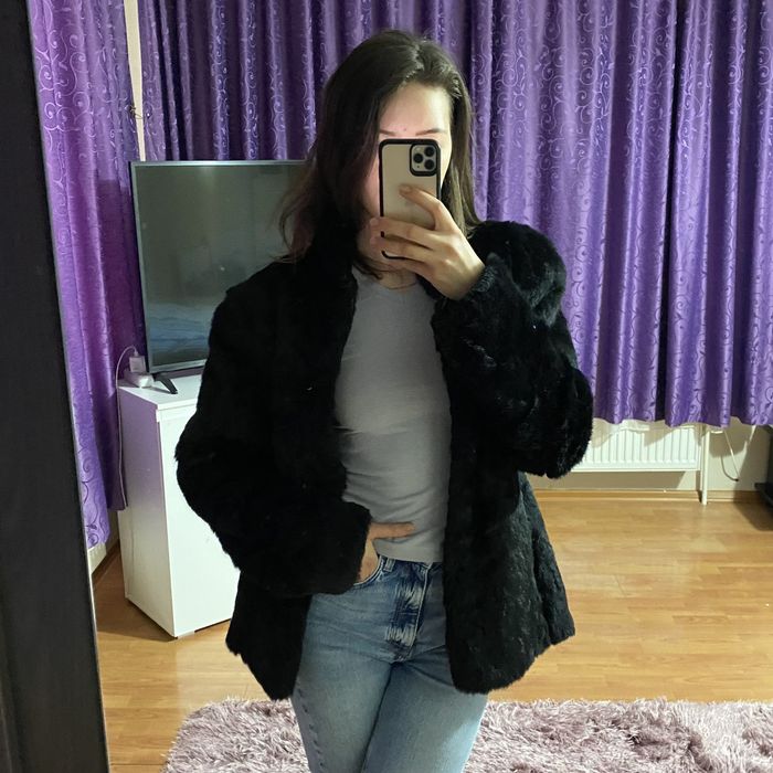 Haina de blana naturala de iepure