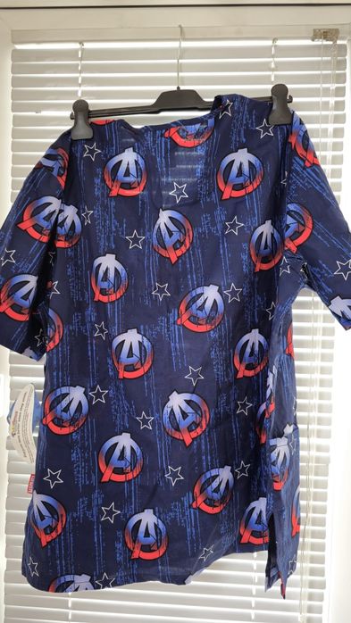 Медицинска работна туника Captain America