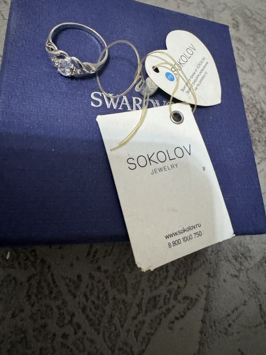 Кольцо серебрянное SOKOLOV соколов