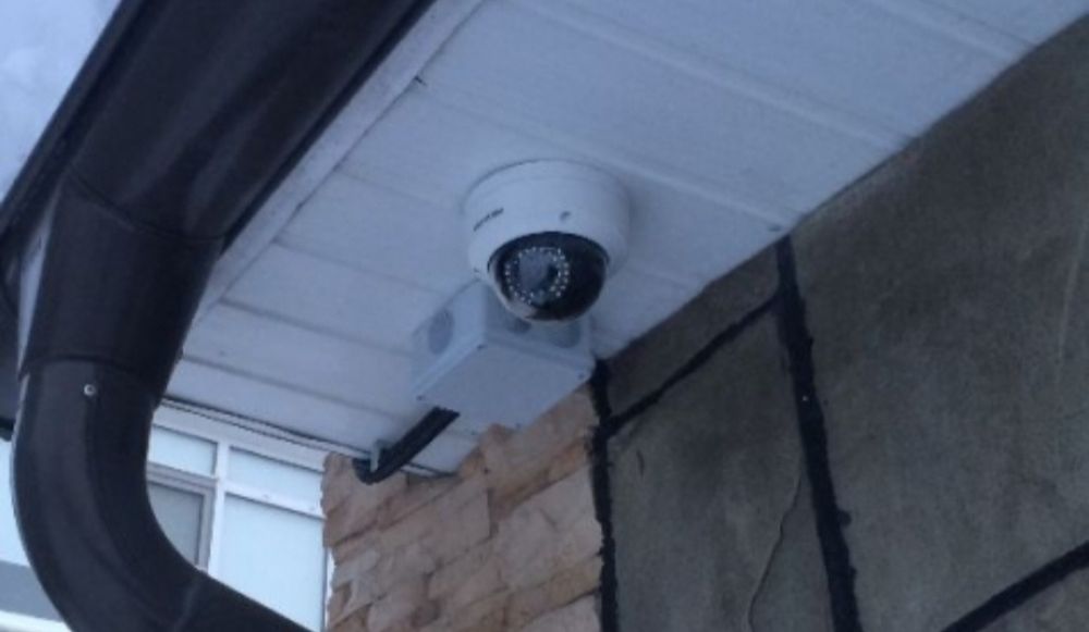 Установка камер видеонаблюдения