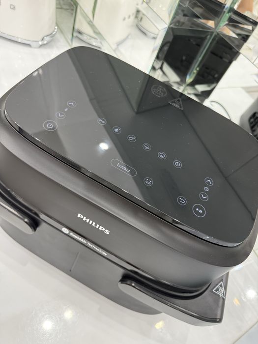Двоен фритюрник с горещ въздух Philips Airfryer Series 1000 NA150/00, 7,1 л, 2450 W