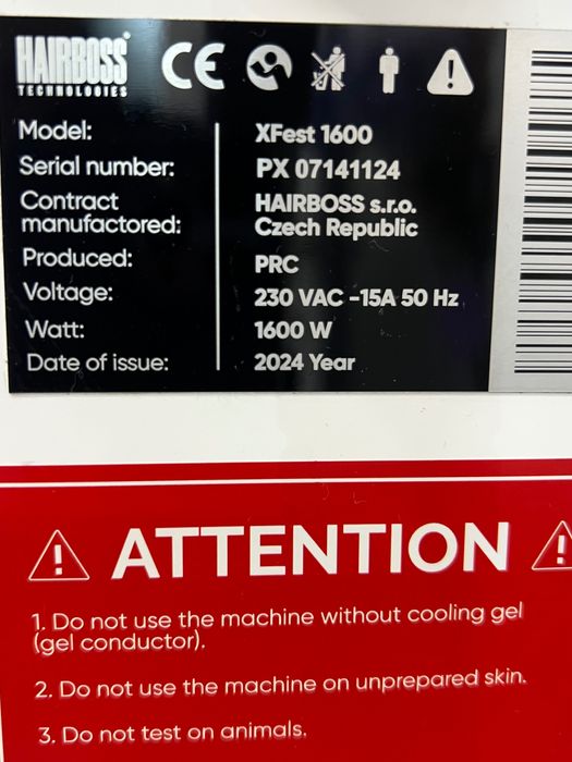 Hairboss Xfest оборудование для лазерной депиляции