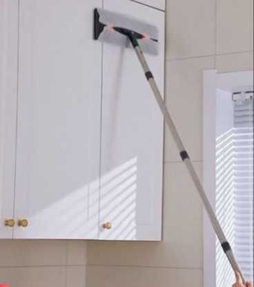 Комплект Нов, за почистване на дома,с моп и кофа-сухо и мокро,тънък