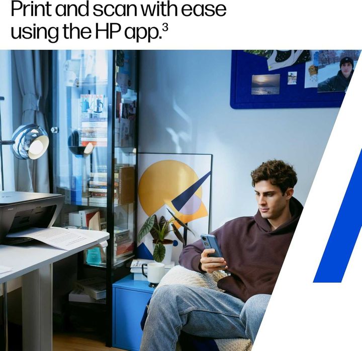 Многофункционален принтер HP DeskJet 2910, безжичен, цветен