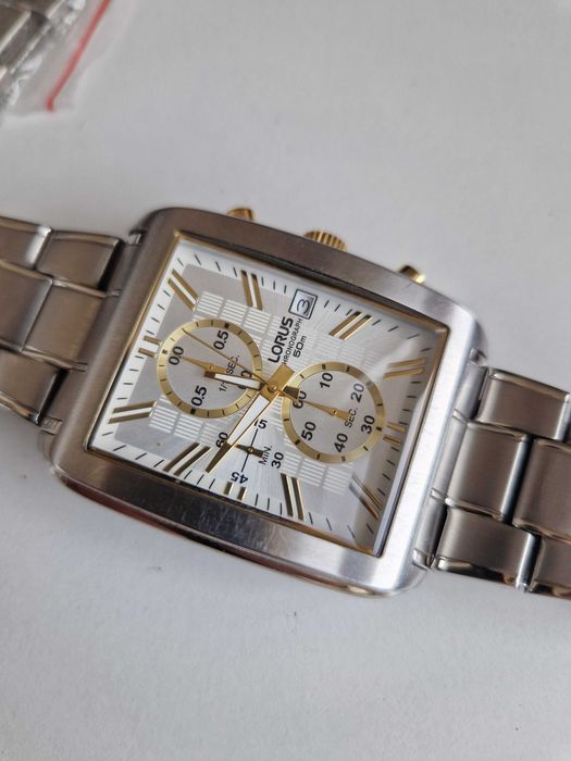 LORUS by Seiko, quartz chronograph, XL case 39 x 50mm, Japan, TOP!