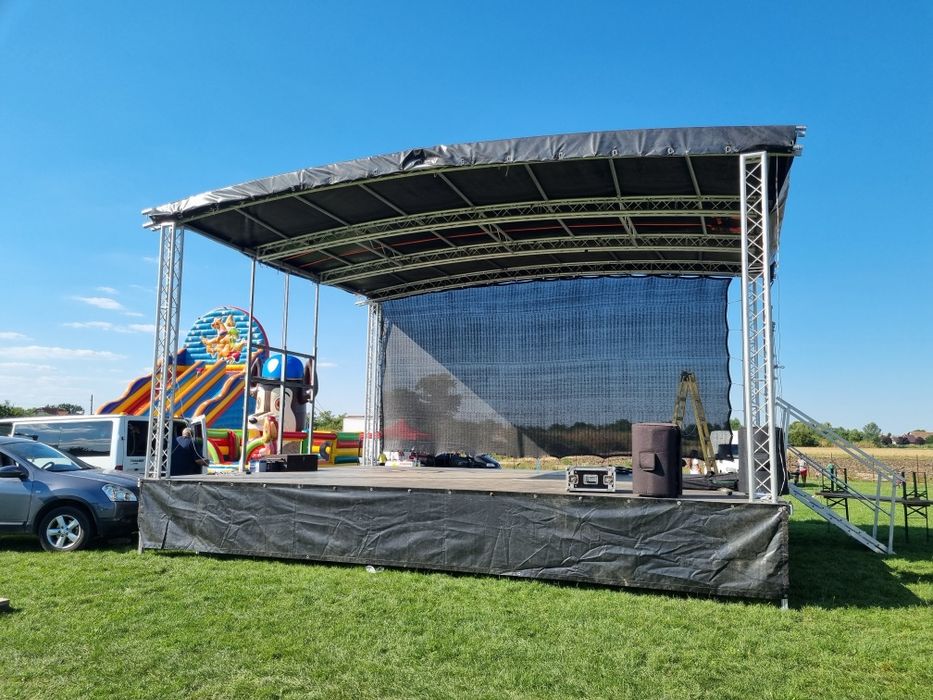 Scena mobila  se închiriază cu sunet lumin ecran i sau doar scena