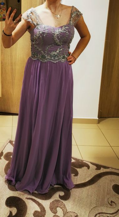 Rochie lunga lila