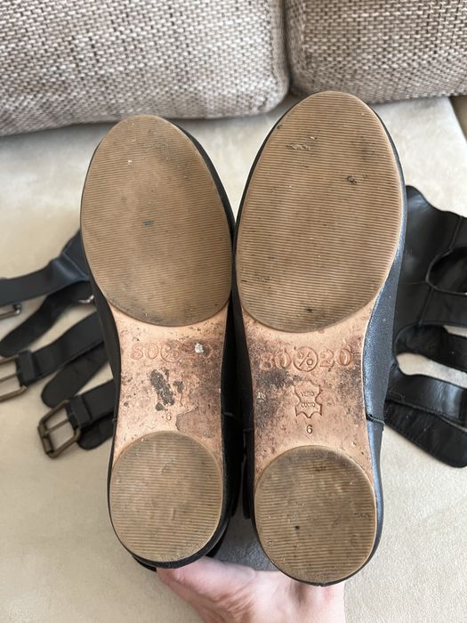 Екставагантни ботуши 36 номер от естествена кожа