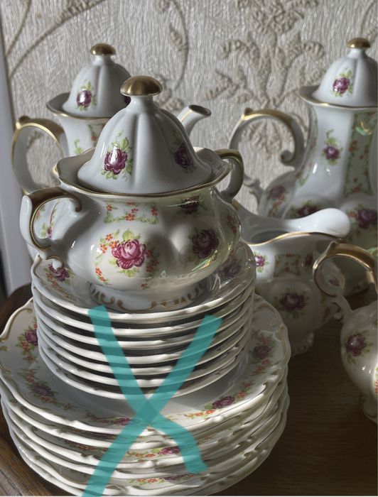 Раритет:предметы кофейного  сервиза; ГДР; мануфактура Lichte! ОСТАТКИ!