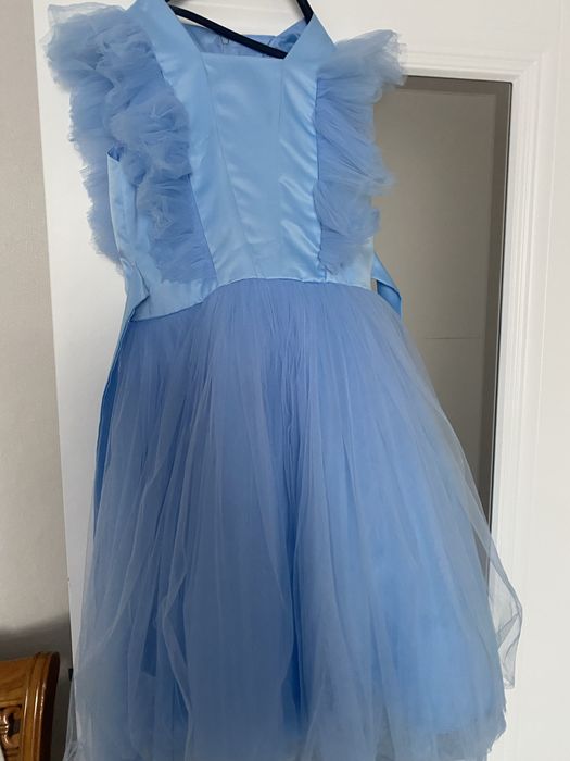 голубые платья для девочек