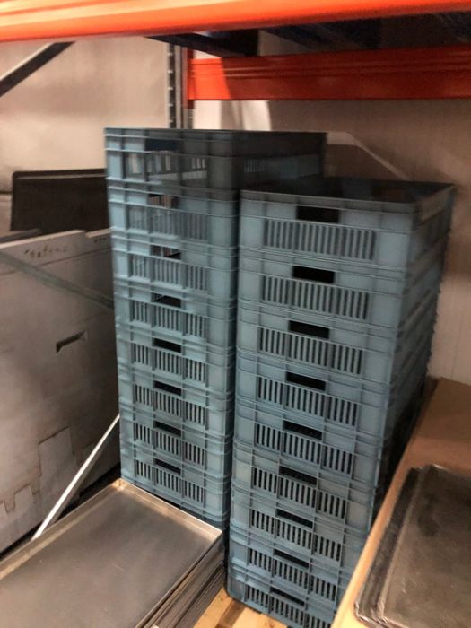 Пластмасови щайги каси за Каси за месо и хляб касетки