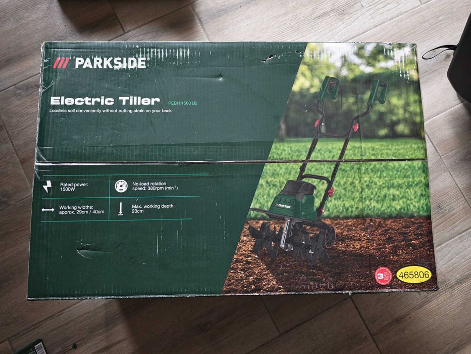 Motocultor electric PARKSIDE PEBH 1500 B2, în 3 trepte,motosapa puternica 1500W
