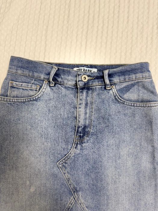 Kikiriki Fustă din denim mini albastru deschis mărimea 36 / S