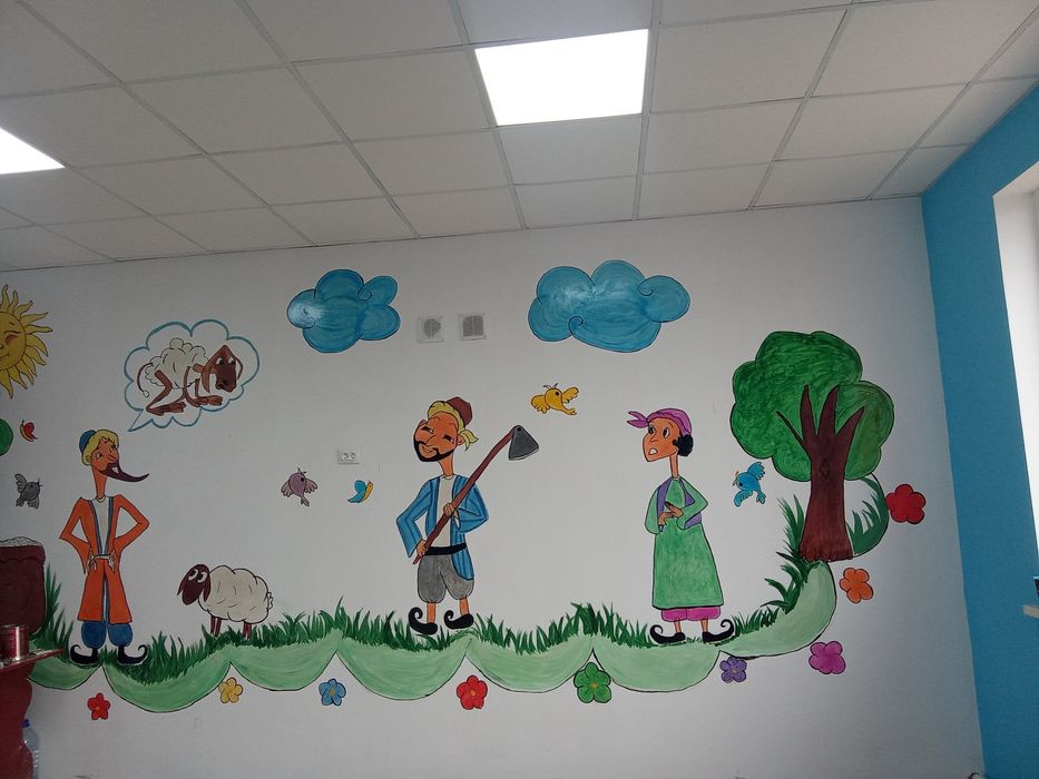 Devorga rasm chizdirish Картина на стене