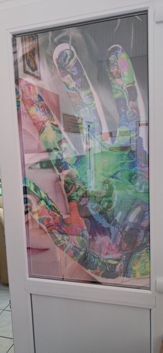 one way vision/autocolant decorativ cu gaurele