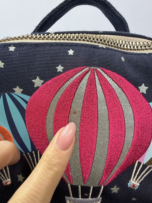 Jeune Premier раница за момиче в тъмно синьо и златно