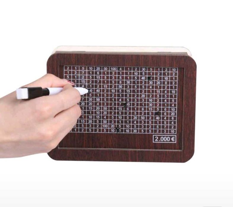 Нови дървени касички с маркер