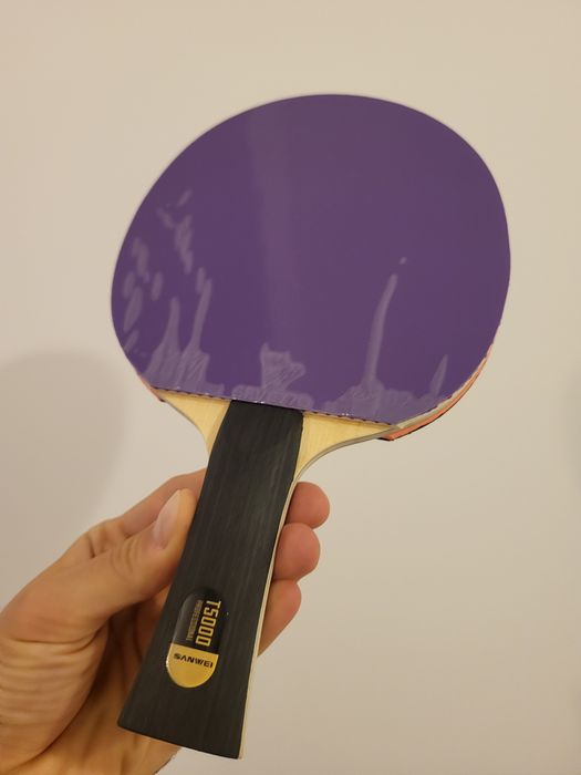 Paleta tenis de masa Ping Pong Sanwei+ Kokutaku | de Control și Spin