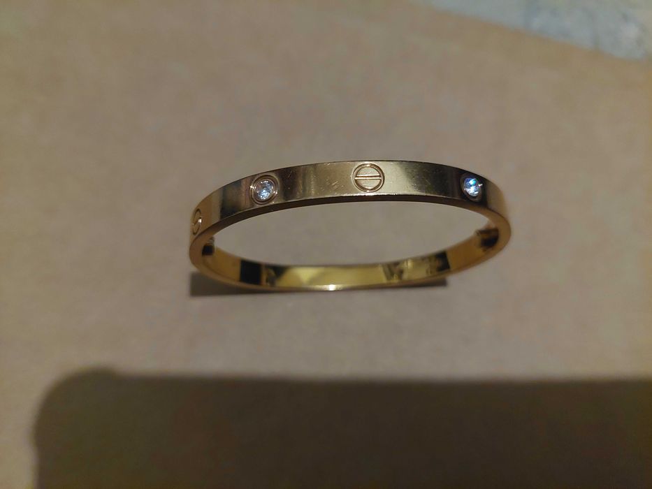 Bratara Cartier Love - Diamonds Rose Gold 16 Gold 18K Diamond