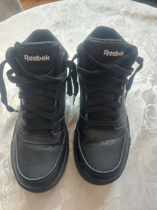 Детски черни кожени кецове