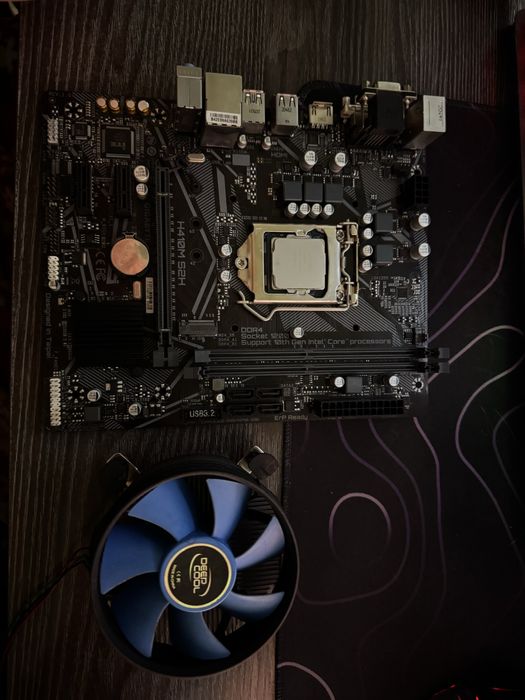 Материнская плата, процессор, кулер