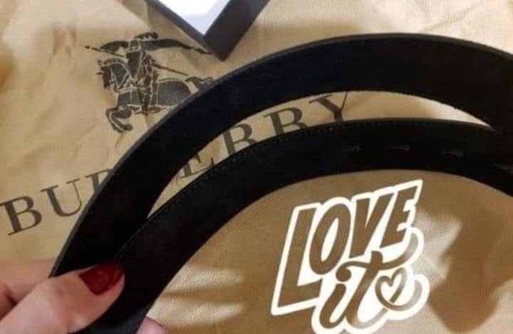 Curea unisex piele naturala 100%/Italia/cutie, saculet, etichetă