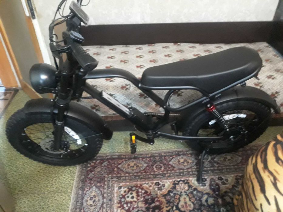 Двуместен електрически велисопед FAT BIKE.Чисто нов не употребяван