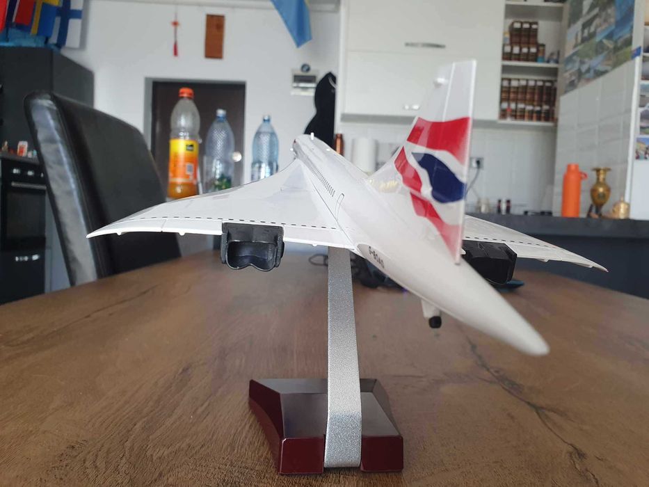 Macheta uriașă de avion British Airways Concorde | Perfect pt cadou