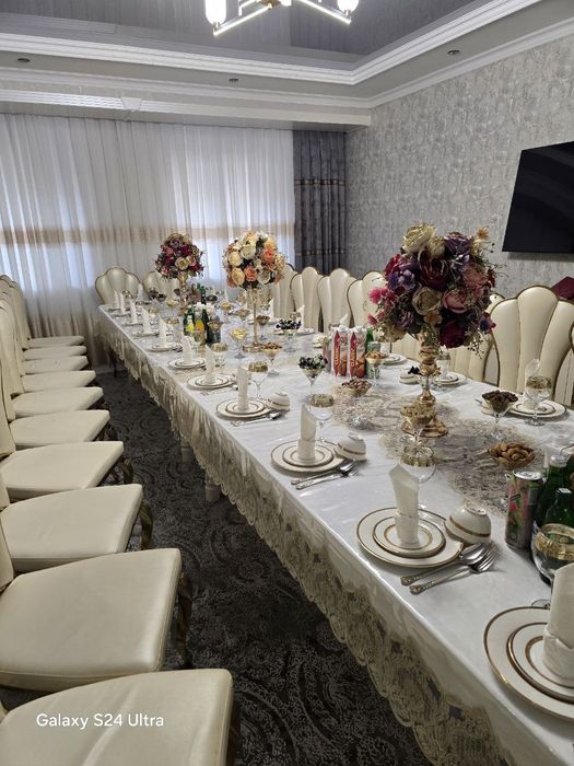 Prokat Qozon oʻchoq 50 kg 20 kg Stol Stul Chinni idishlar Prakat