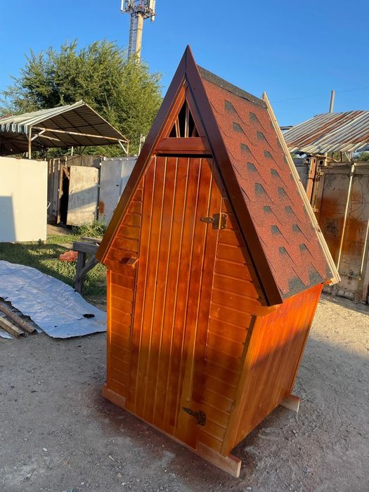 Уличный Деревянные туалет для дачи