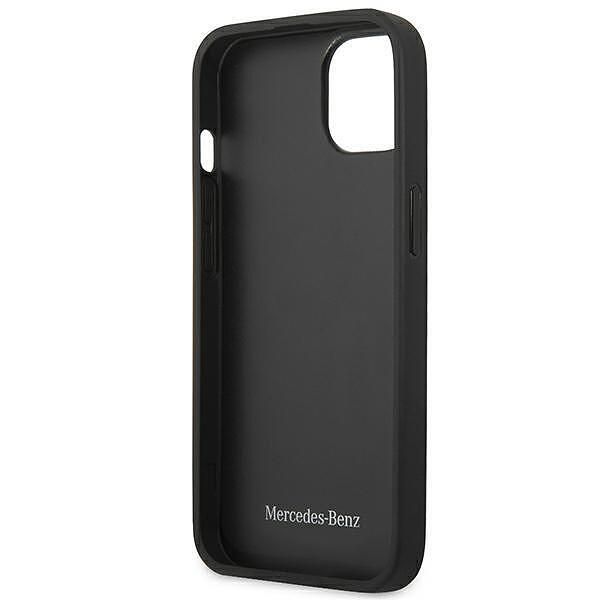 Mercedes hardcase leather urban - лицензиран кожен кейс за iphone 15,