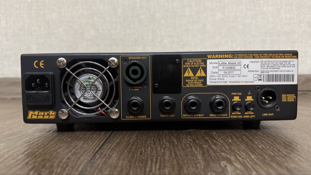 Усилитель и кабинет Markbass