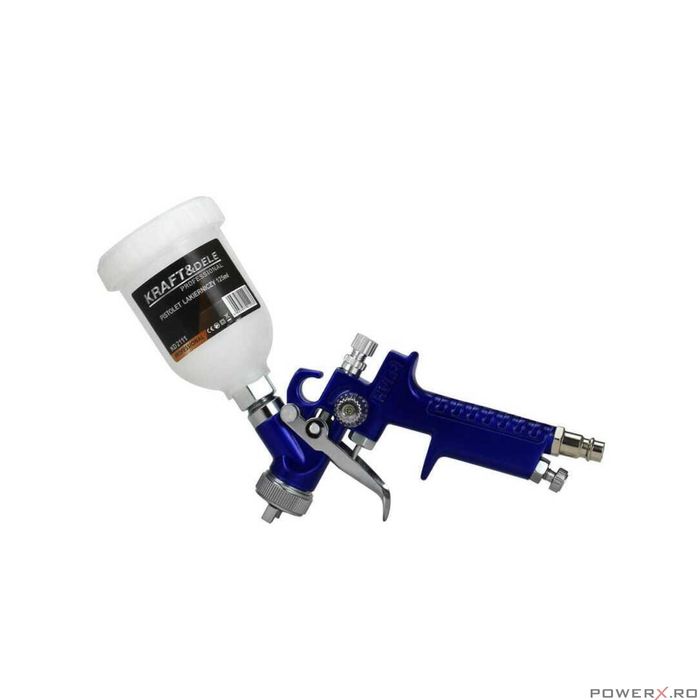 Pistol pentru vopsit pneumatic. duza 0.8 mm HVLP, capacitate 125 ml,