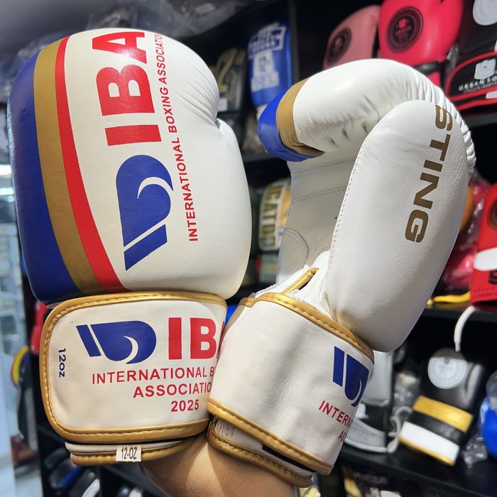 Перчатки для бокса STING IBA 2025 кожа